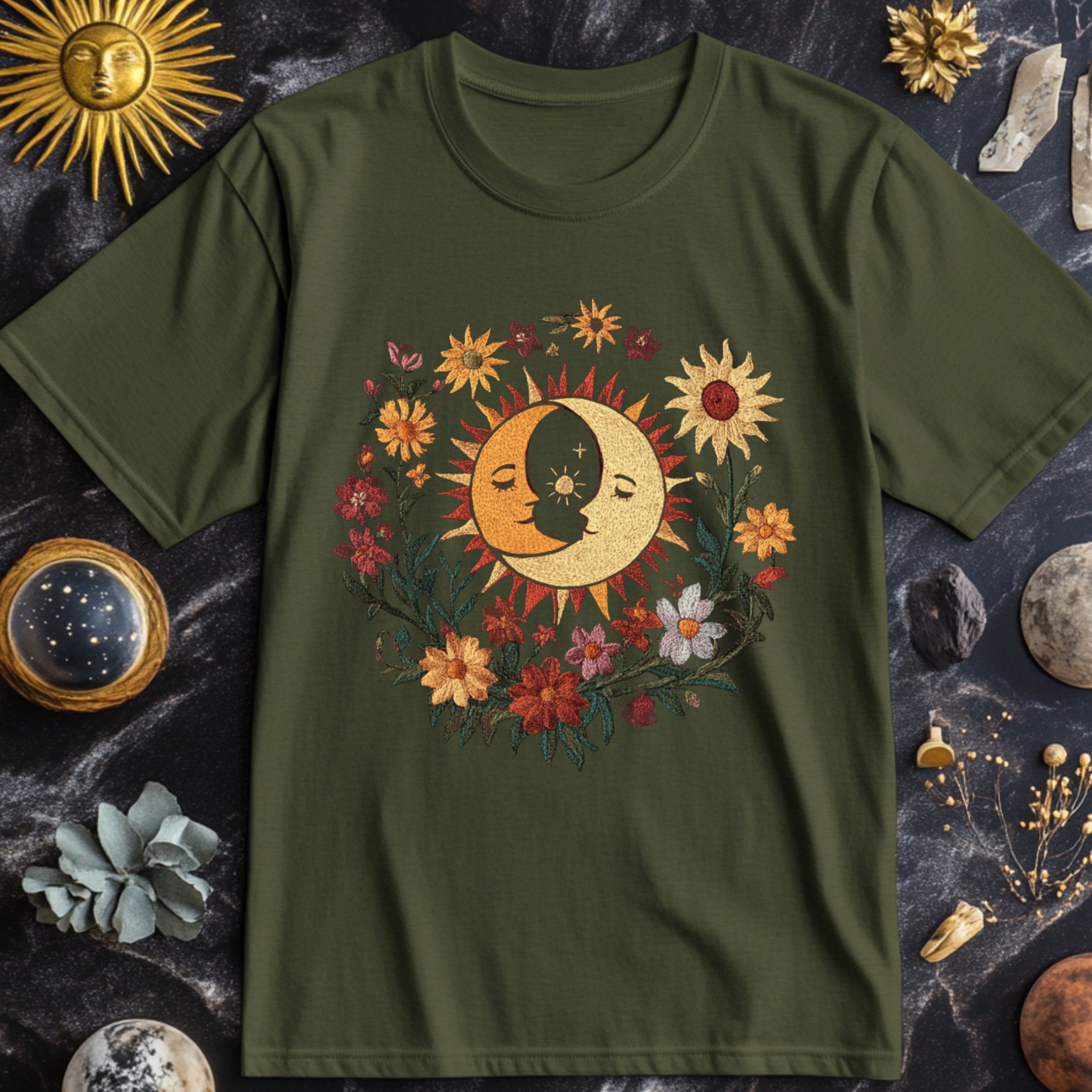 Twin Crescent Moons T-Shirt