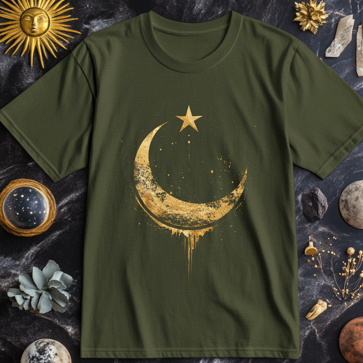 Distressed Moon T-Shirt