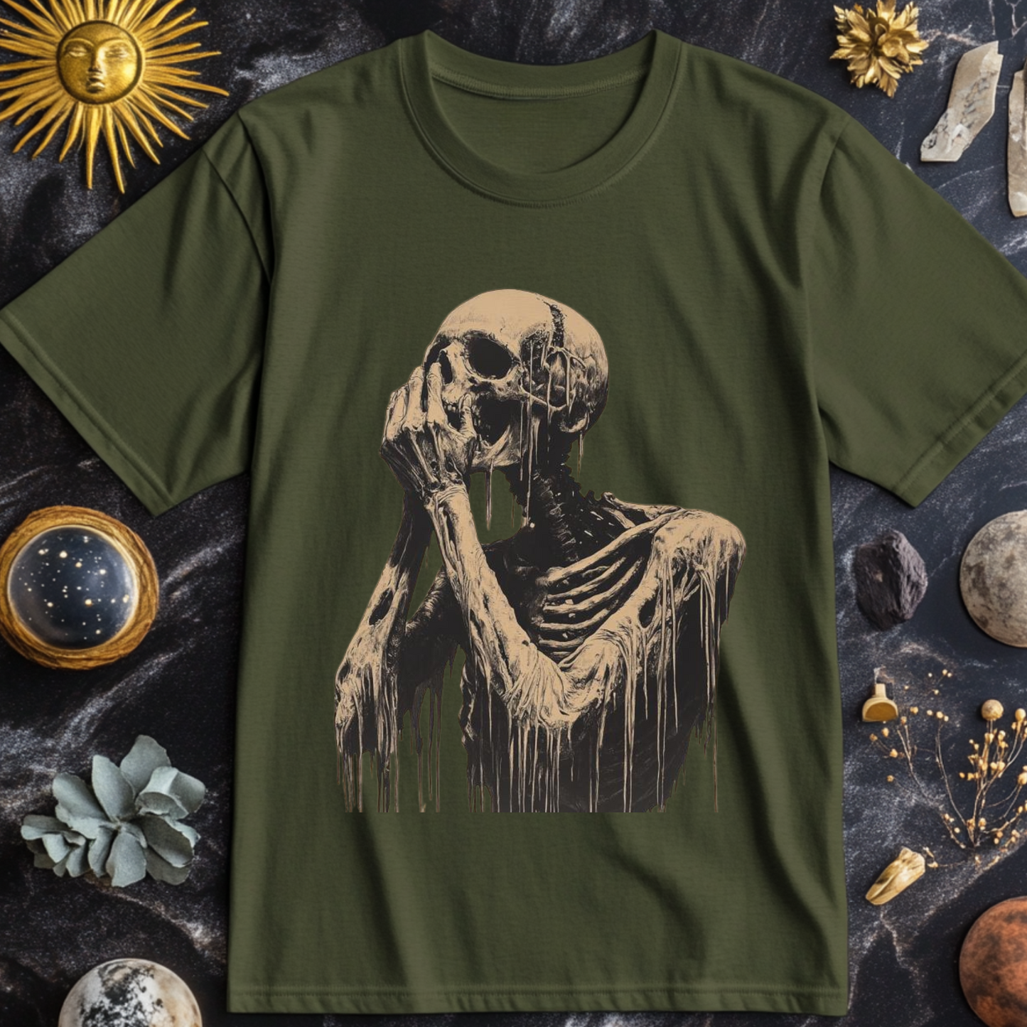 Melting Skeleton T-Shirt
