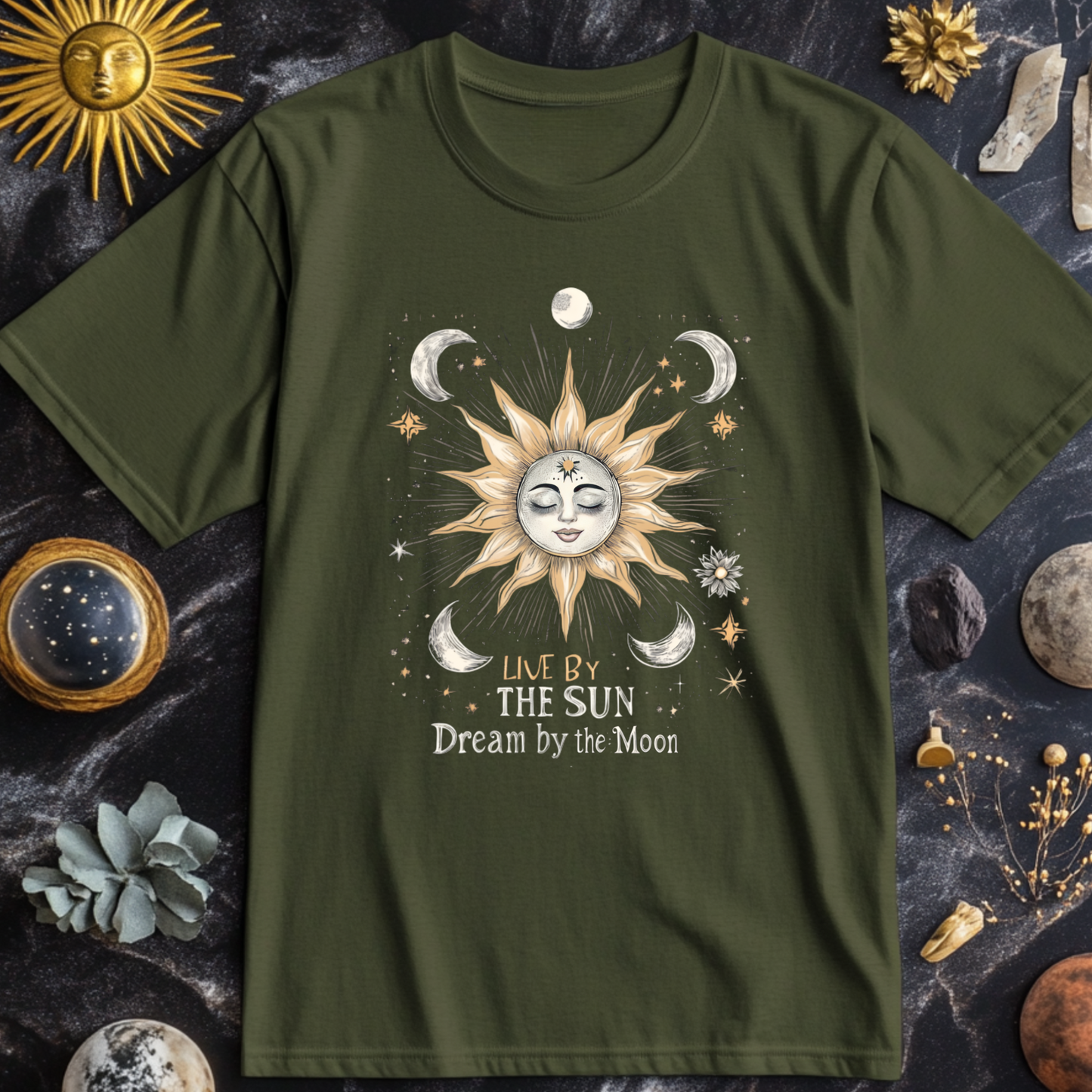 Live By The Sun Dream By The Moon T-Shirt