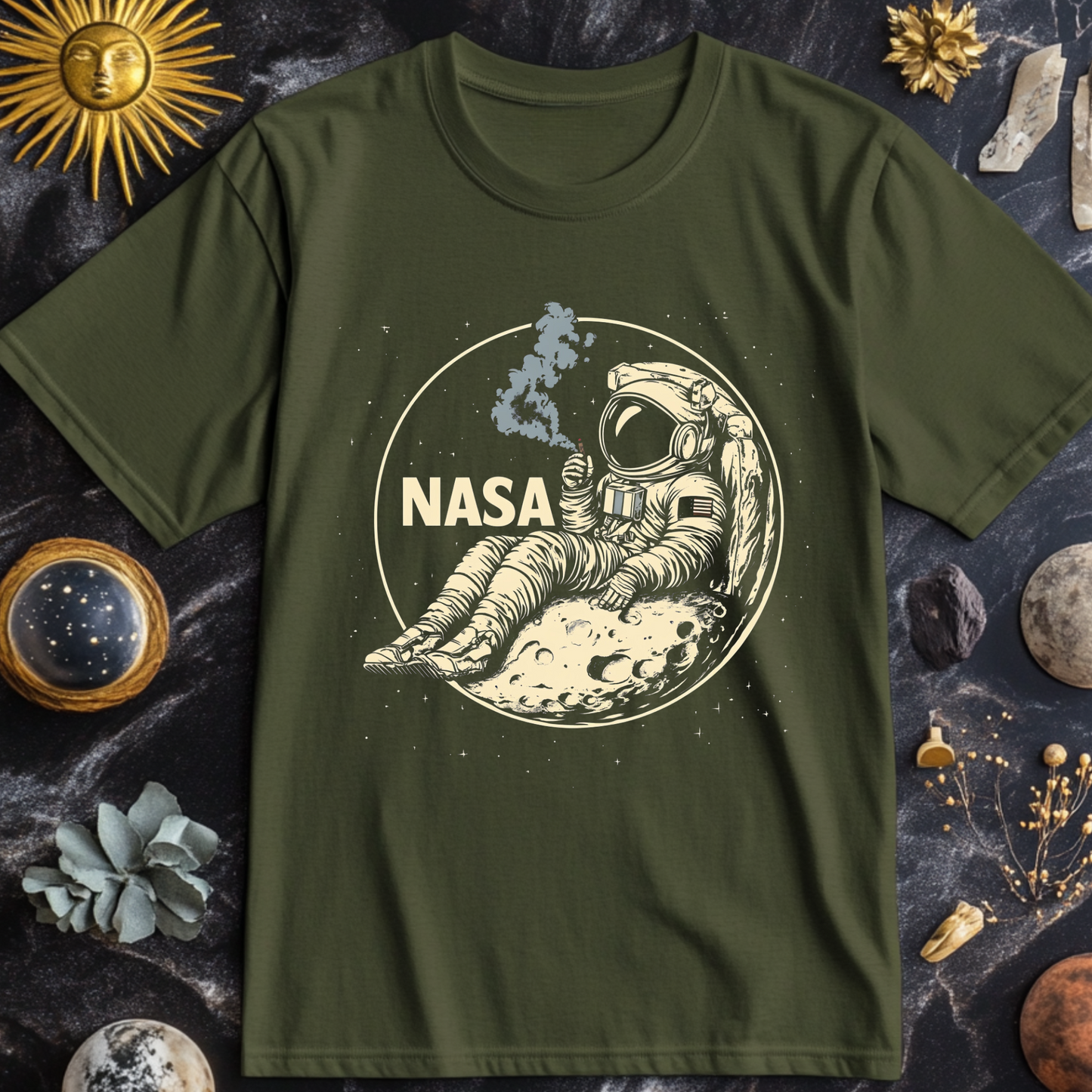 NASA Astronaut Smoking T-Shirt