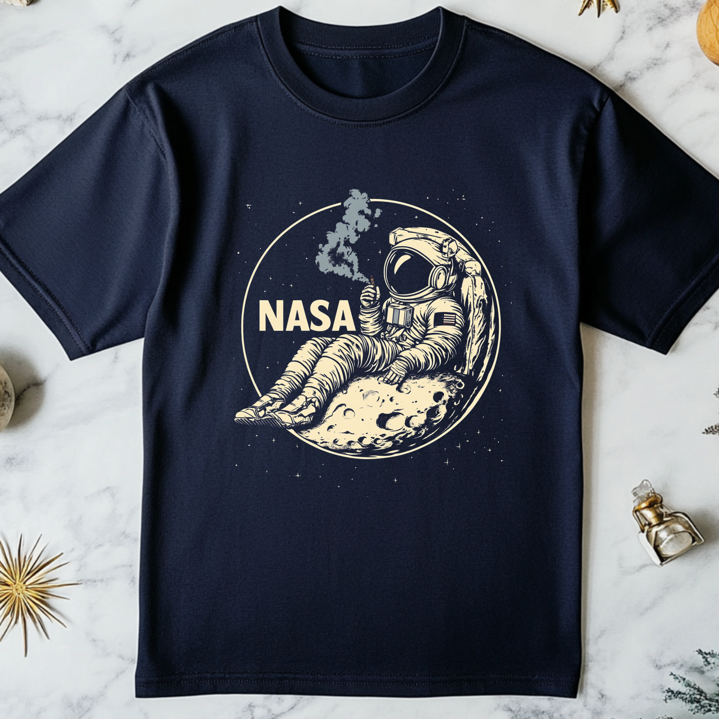 NASA Astronaut Smoking T-Shirt