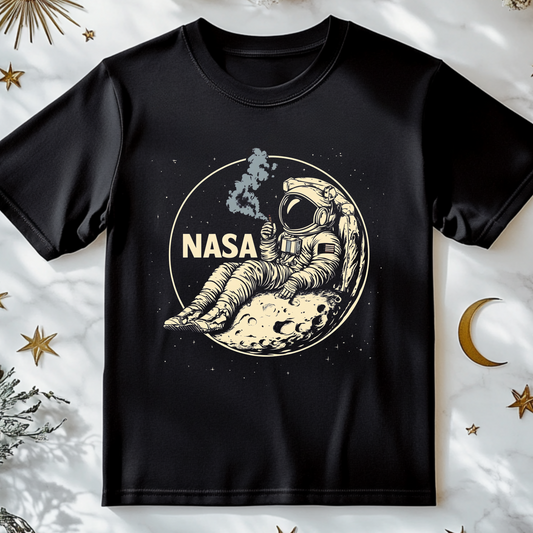 NASA Astronaut Smoking T-Shirt