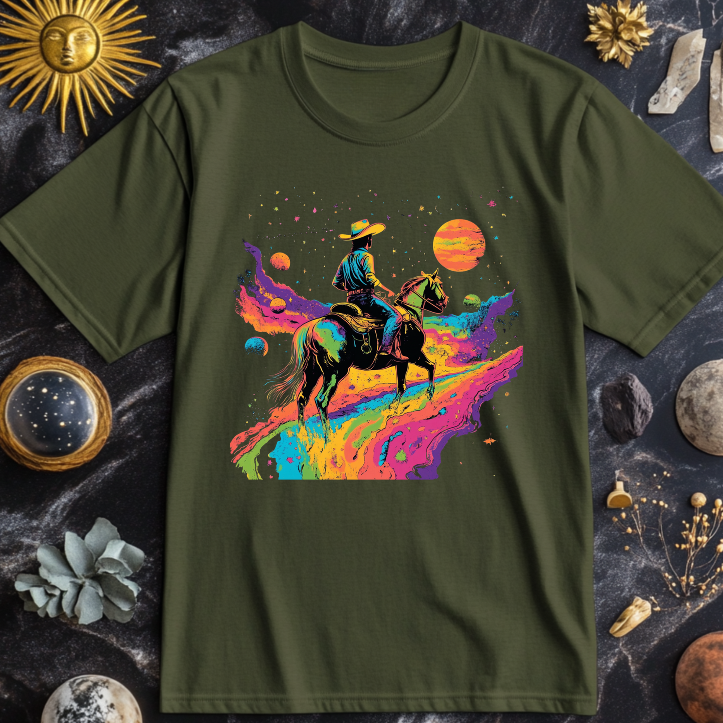 Trippy Space Cowboy T-Shirt